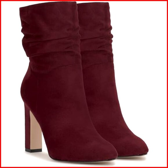 Perfect Zip Bootie 70 | Black Calf | Sarah Flint Ankle Booties with 3.7 Inch Block Heel, Faux Leather, Zip Closure